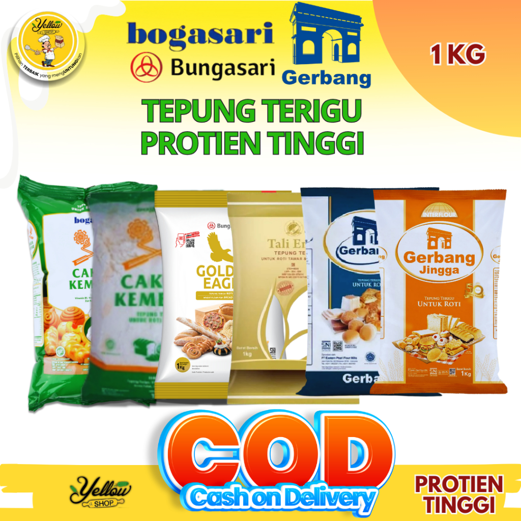 TEPUNG TERIGU PROTEIN TINGGI 1KG