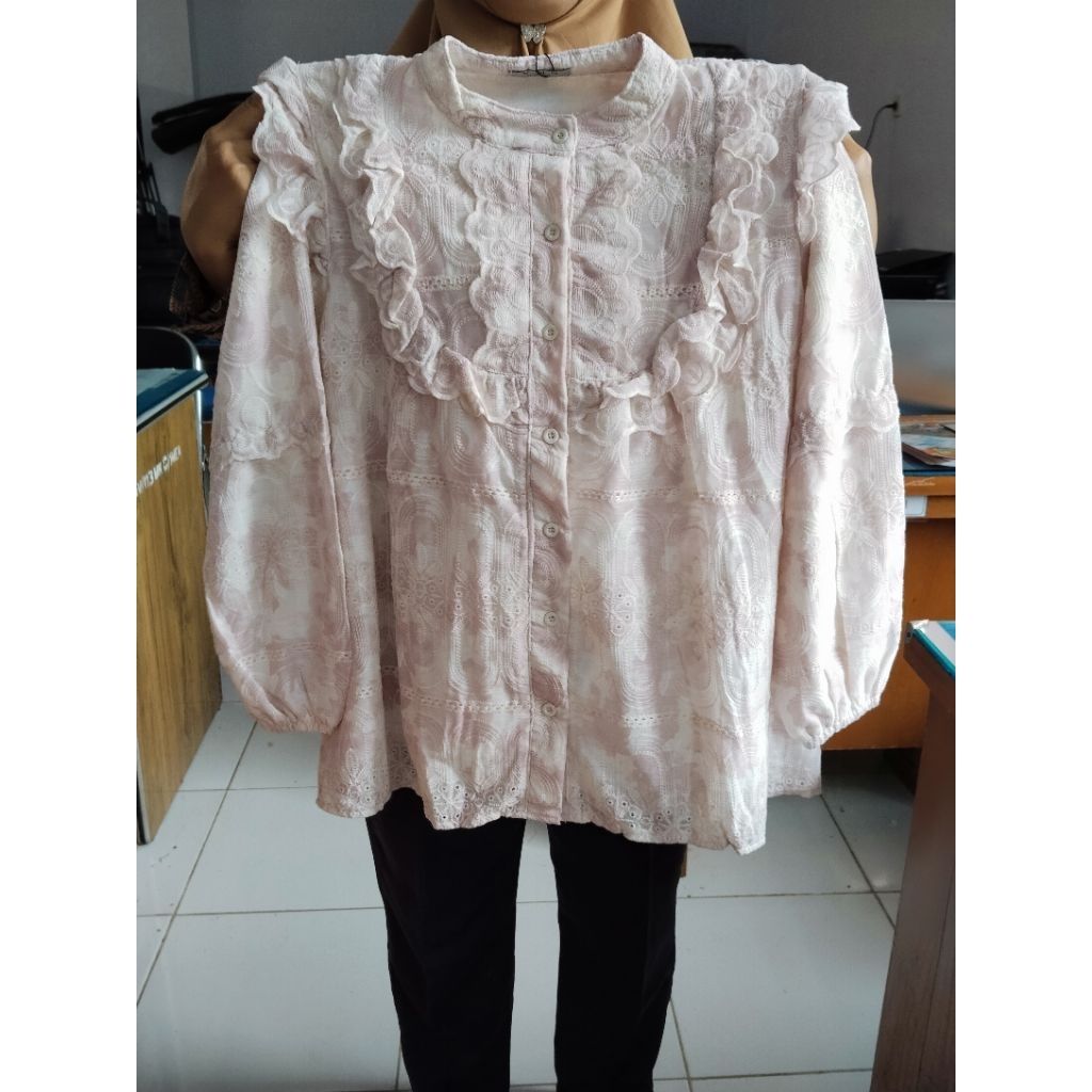 atasan VNS kemeja blouse wanita merk VNS