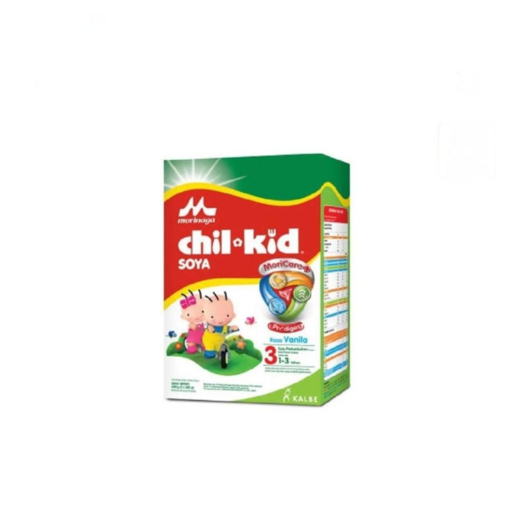 Morinaga chil kid susu pertumbuhan 3 soya vanila 600 gr