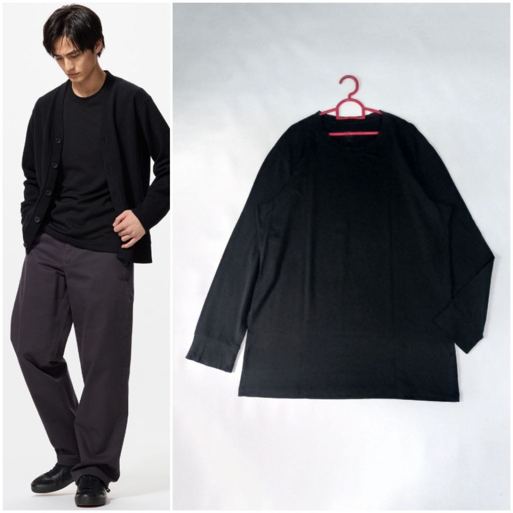 UNIQLO Men Heattech Extra Warm Cotton  TShirt