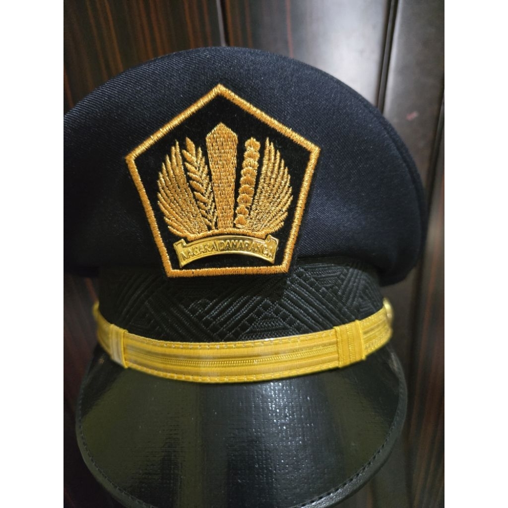 Topi PDU Bea Cukai Cowo Lis Kuning