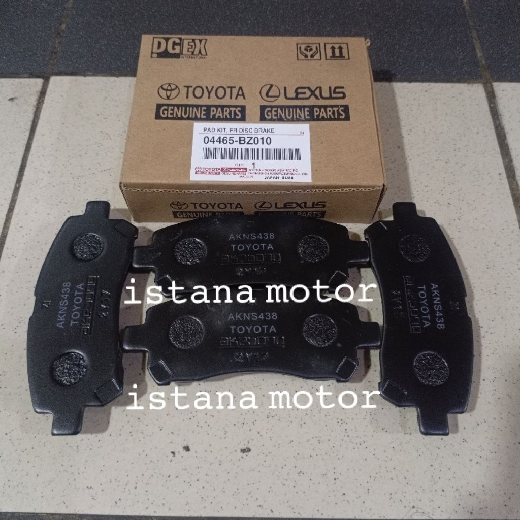 kampas rem depan toyota avanza xenia original