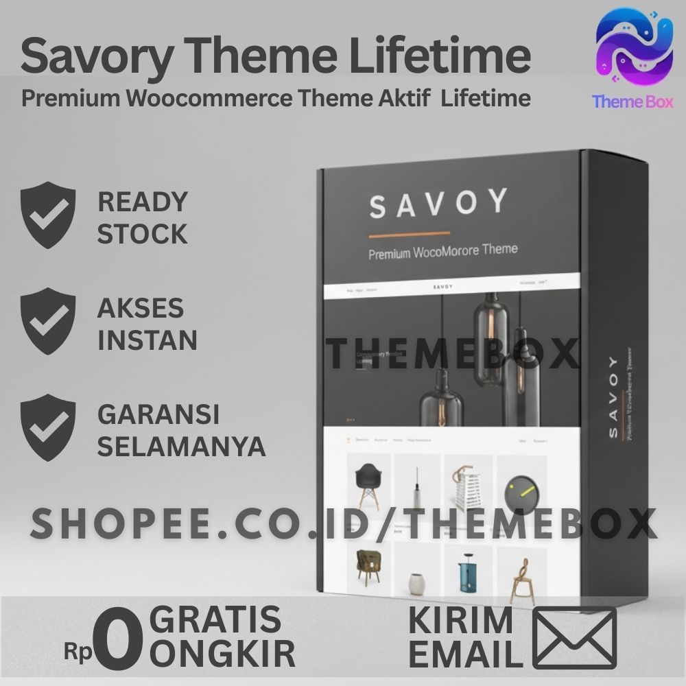 Savoy 3.1.3 – Minimalist AJAX WooCommerce Theme | Premium Responsive WordPress Theme untuk Toko Onli