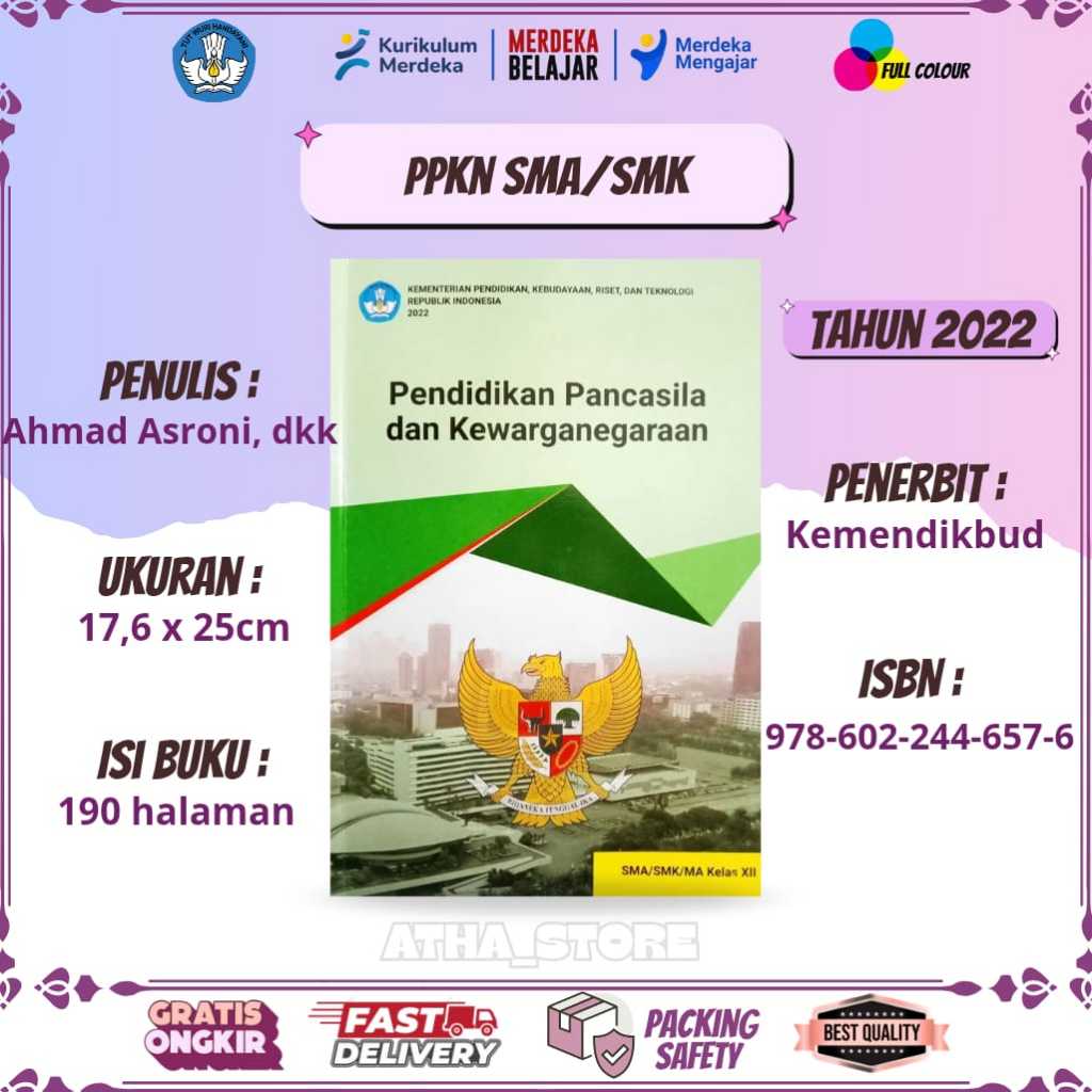 BUKU SISWA PKN KELAS 12 KURIKULUM PENGGERAK-MERDEKA SMA/K/MA