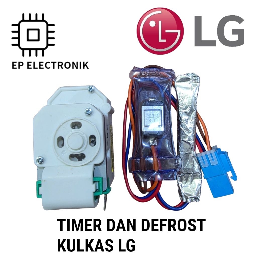 Timer Defrost Bimetal Kulkas LG 2 PINTU / Timer dan Defrost kulkas LG 1 SET