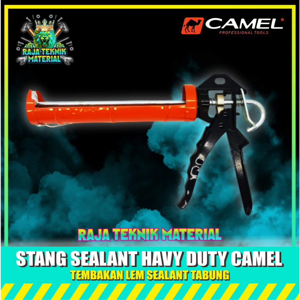 CAMEL Stang Sealant Heavy Duty - Stang Sealent Lem Silikon Botol / Alat tembak Silikon Silent