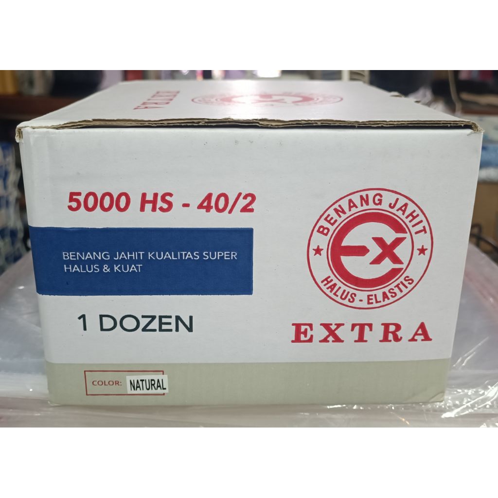 Benang 5000yard Extra ( 1 lusin )