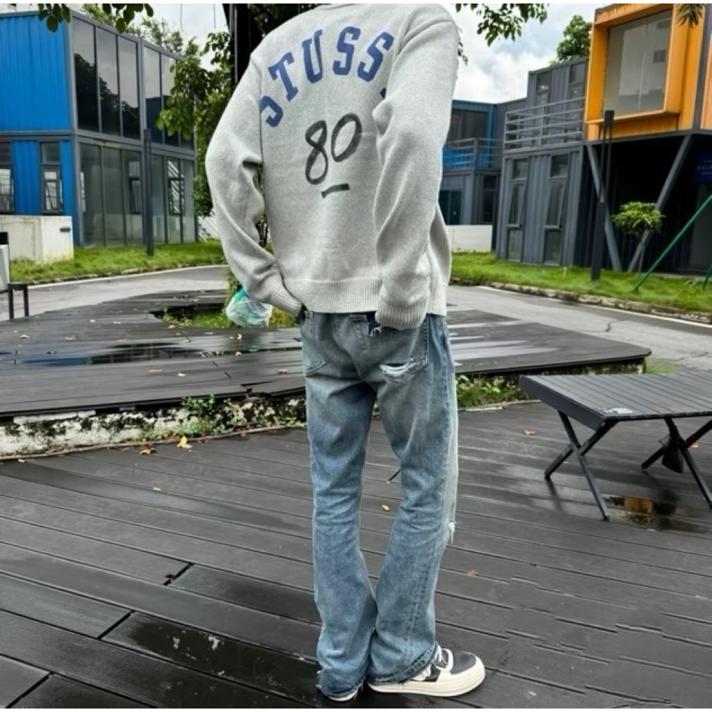 Stussy Handwritten 80 Knit Sweater Rajut