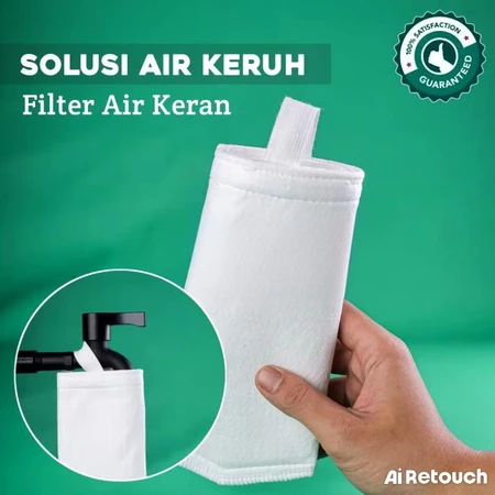 Filter Air Kran 5 Micron - Saringan Penjernih Air Tandon - Saringan Kran Air Keruh