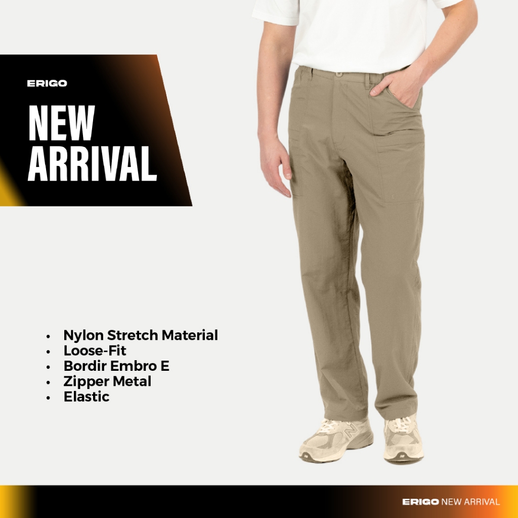 Erigo Cargo Pants Ut Beens Khaky - Celana Panjang Cargo Unisex