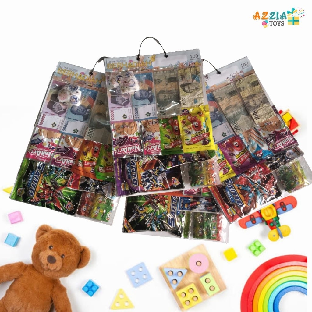 LOTRE BERHADIAH Rp.500/pcs Pasangan Uang Permen 100pcs Semua dapat hadiah [BACA DESKRIPSI]