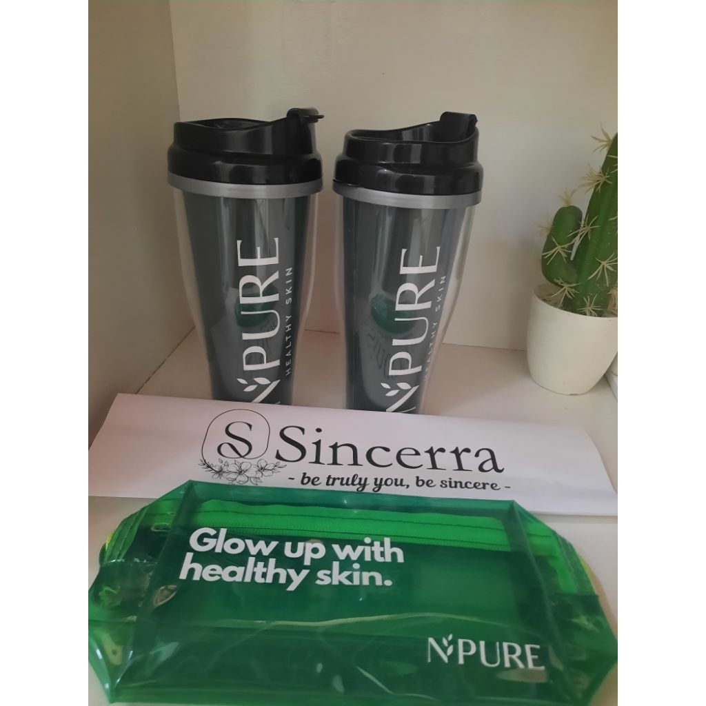 [NOT FOR SALE] GIFT NPURE TUMBLER / NPURE POUCH