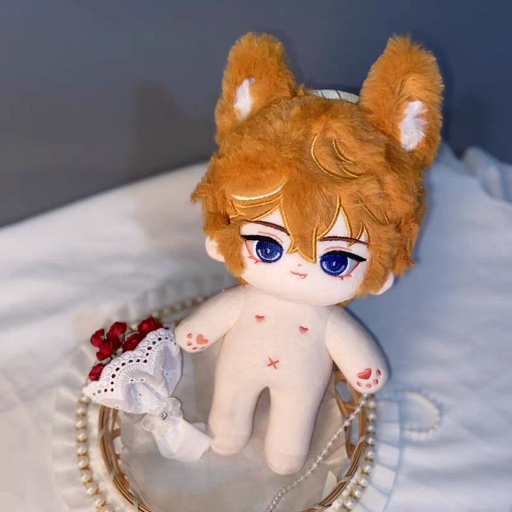 [PRE-ORDER]20CM Childe Genshin Impact Game Anime Plushie Lucu Imut Skeleton Real Picture Nuigurumi F