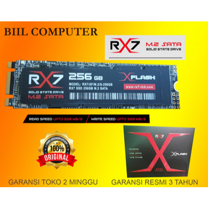 SSD RX7 M2 SATA 256GB Storage
