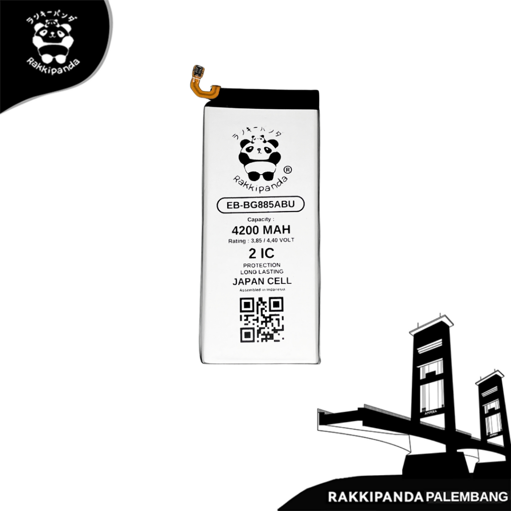 RakkiPanda EB-BG885ABU Samsung A8 Star Baterai HP