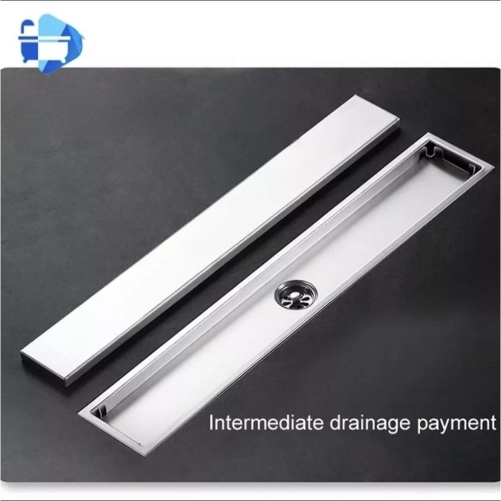 Smart Floor Drain Panjang Stainless SUS 304 / Floor Drain Panjang