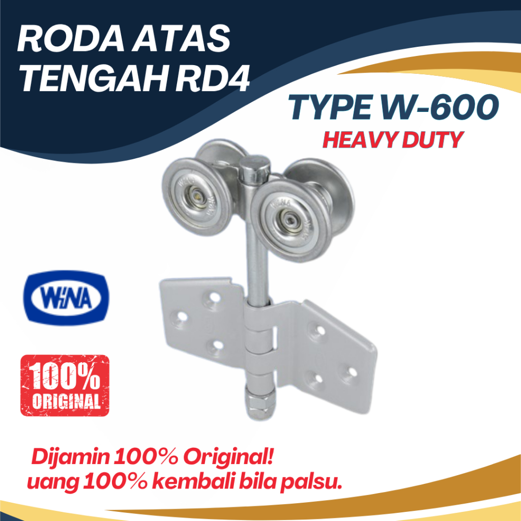 Roda Atas Tengah RD4 Wina W600 Roda Atas Pintu Garasi Wina