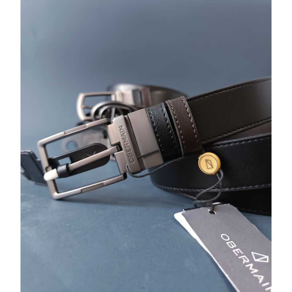 OBERMAIN ikat pinggang kulit reversible VBOB73 original store