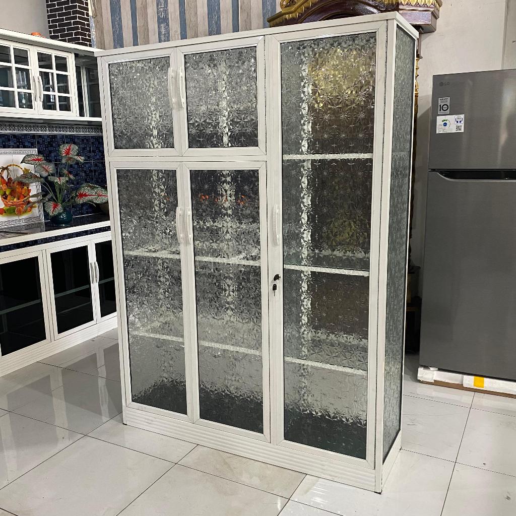 Rak  Piring / Lemari Piring / Lemari Dapur / Rak dapur Minimalis Serbaguna Aluminium