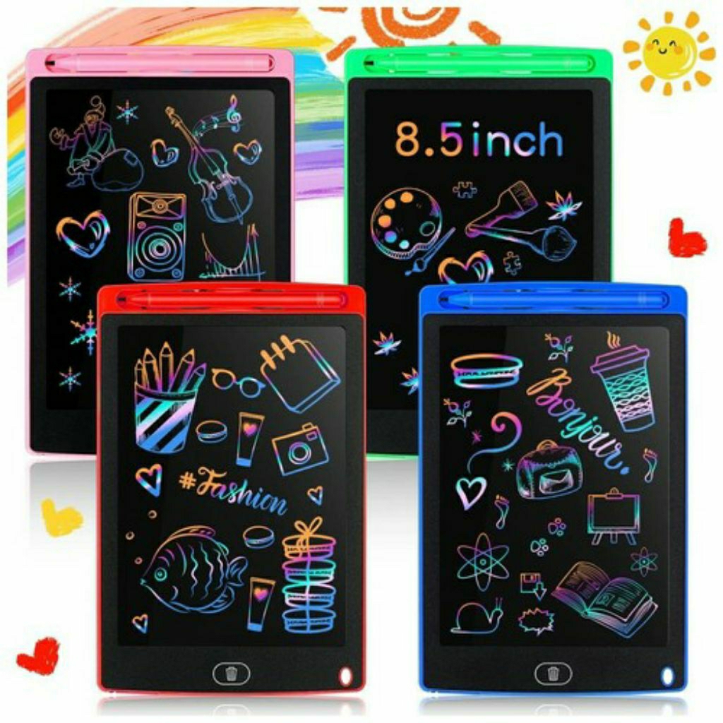 Mainan Tab Anak Edukasi Bermain Warna / Tab LCD Rainbow Color Tablet Mainan Belajar Dan bermain Eduk