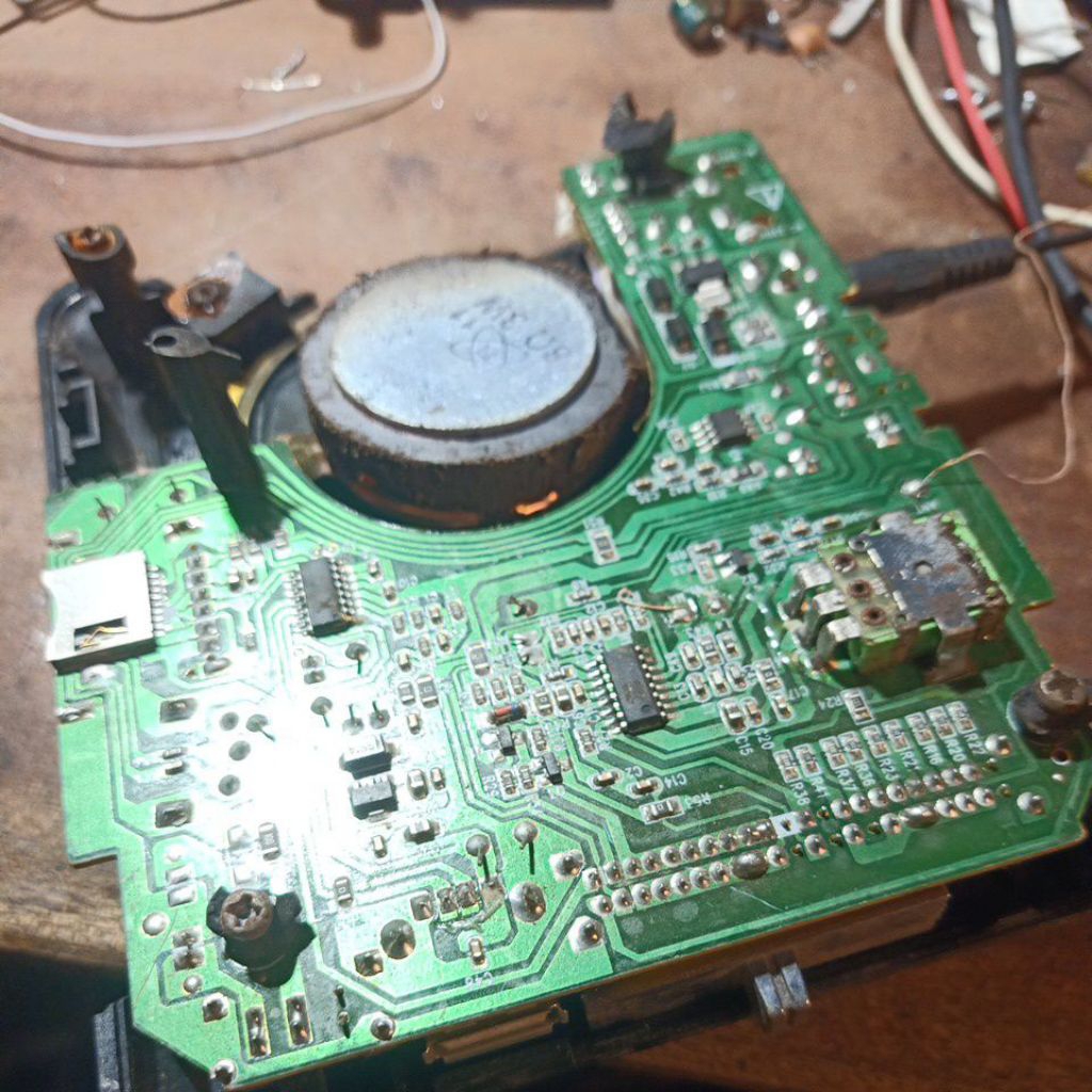 kit radio fm am sw card usb cabutan