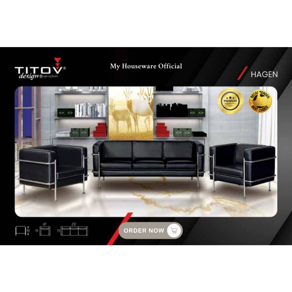 BONUS MEJA TAMU  SOFA TAMU CLASSIC TITOV | SOFA MINIMALIST TITOV | SOFA 321 TITOV | HAGEN
