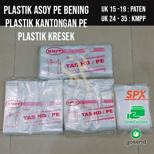 ( INSTANT PER 1 GONI / BAL ) ASOY PE TEBAL BENING / TAS HD PE BENING  - UK 15, 19, 24, 28, 35