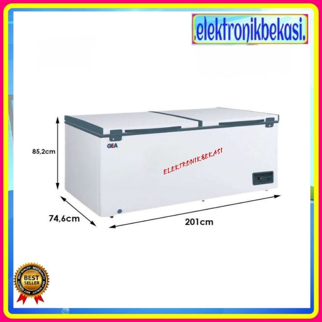 CHEST FREEZER GEA AB 650 RX / BOX FREEZER GEA 600 LITER AB-650RX / GEA AB650RX FREEZER BOX 600 LITER