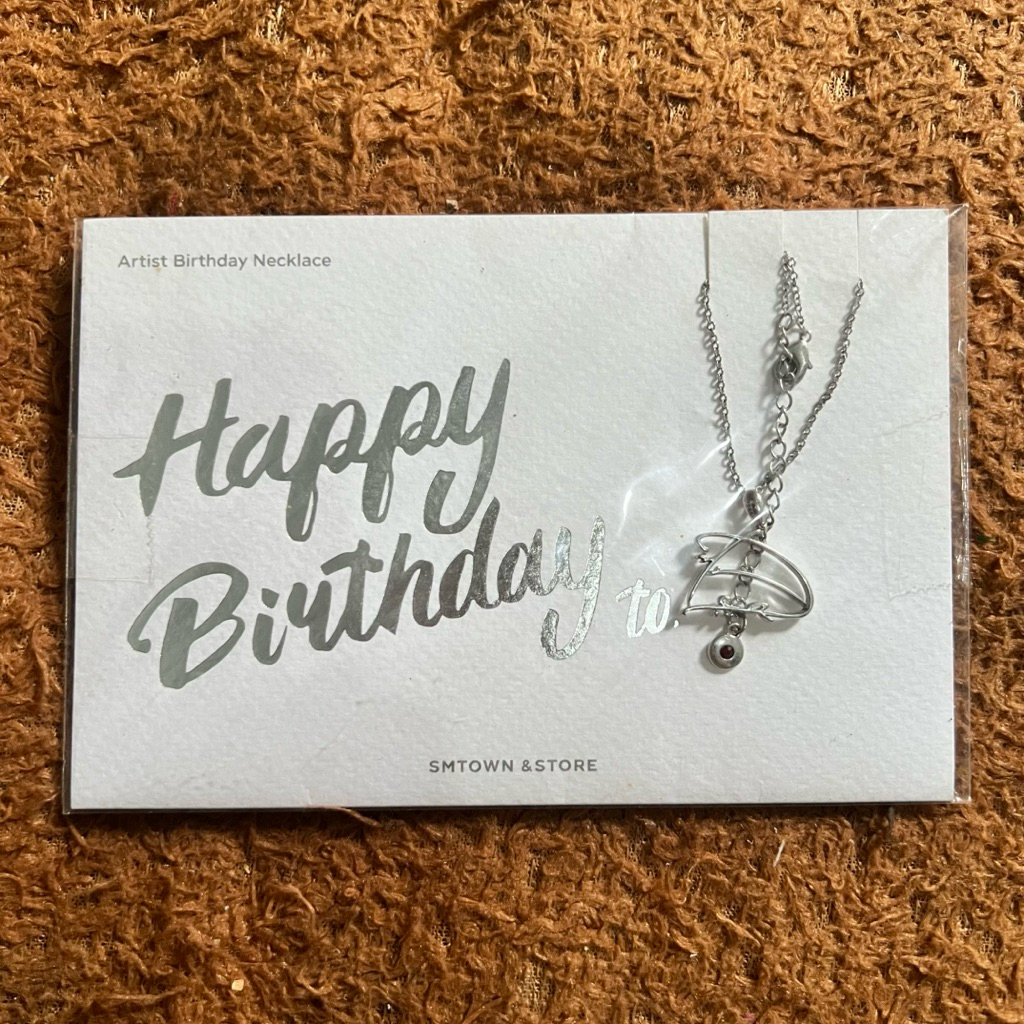 [OFFICIAL] D.O ARTIST BIRTHDAY NECKLACE SILVER KYUNGSOO