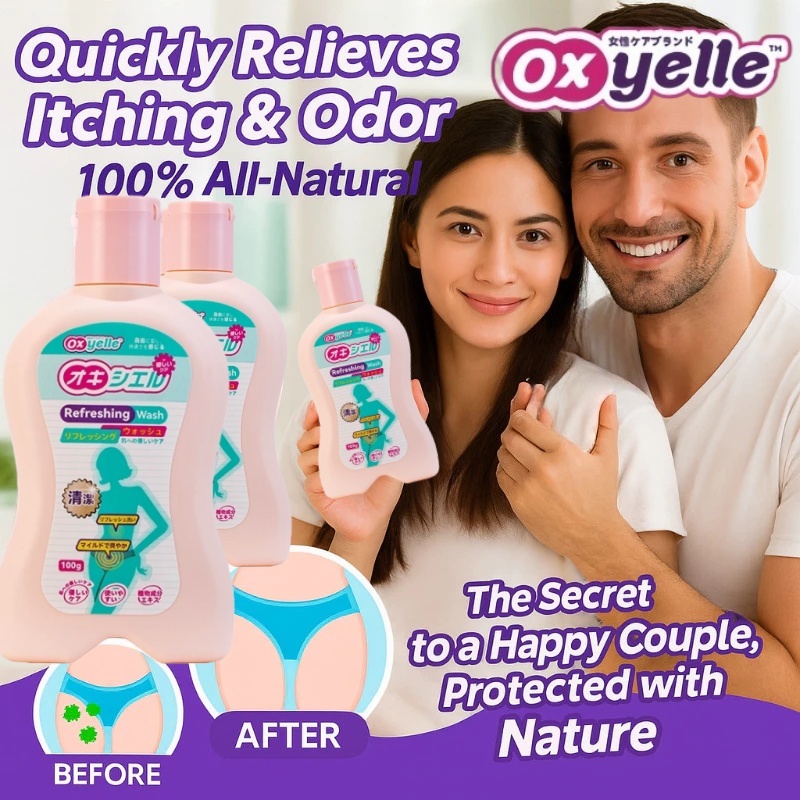 *COD ORI*OXyelle Feminime Wash Feminine Perawatan KeputihanCairan Pembersih Area Intim Wanita Cairan