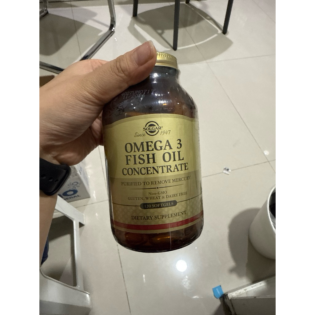 Solgar, Omega 3 Fish Oil Concentrate, 120 Softgels - ORI USA