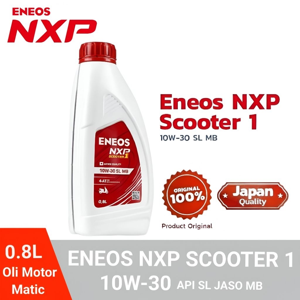 Eneos NXP Scooter 1 10W-30/ Oli Motor Matic NXP 1 (0.8 Liter)