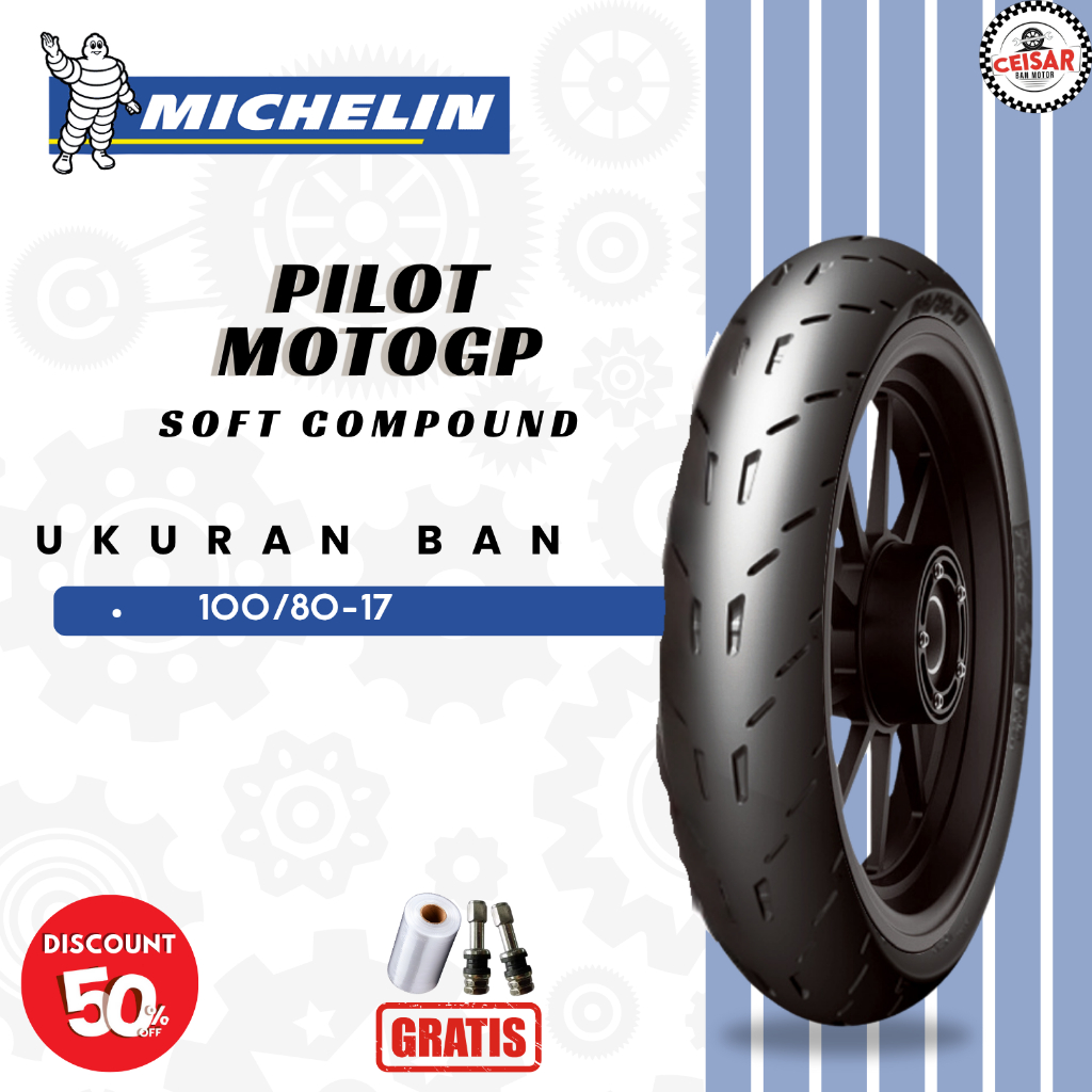 Ban Motor Sport MICHELIN PILOT MOTOGP 100/80 Ring 17 tubeless