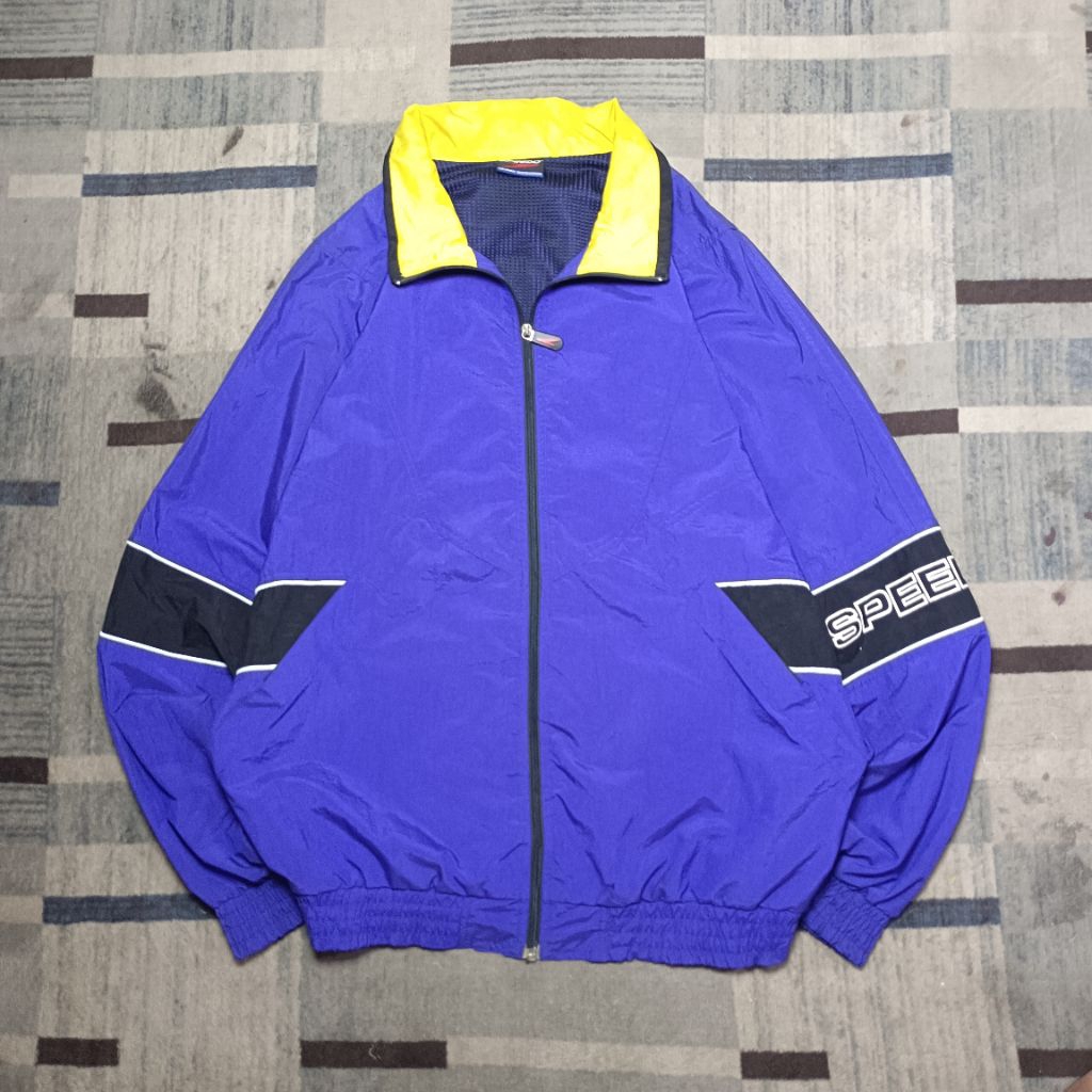 Speedo Windbreaker Jacket Vintage Colorblock