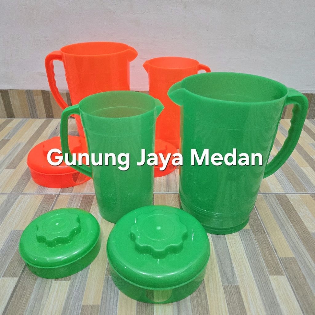 Eskan Plastik FLORAL JUMBO Water Jug Ceret Plastik GM