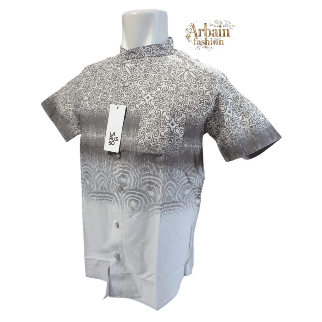 LARUSSO Kemeja Koko pria lengan pendek original