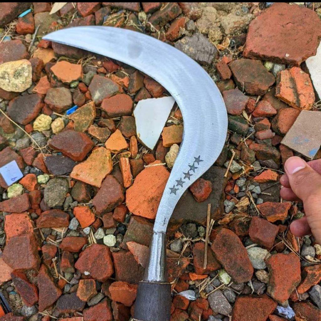 arit rumput cap bintang lima baja asli