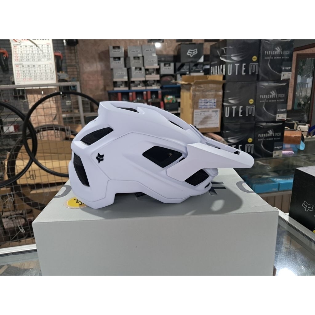 New Fox Speedframe Mips White Helmet - Helm Fox Sepeda MTB Trail AM Enduro Original