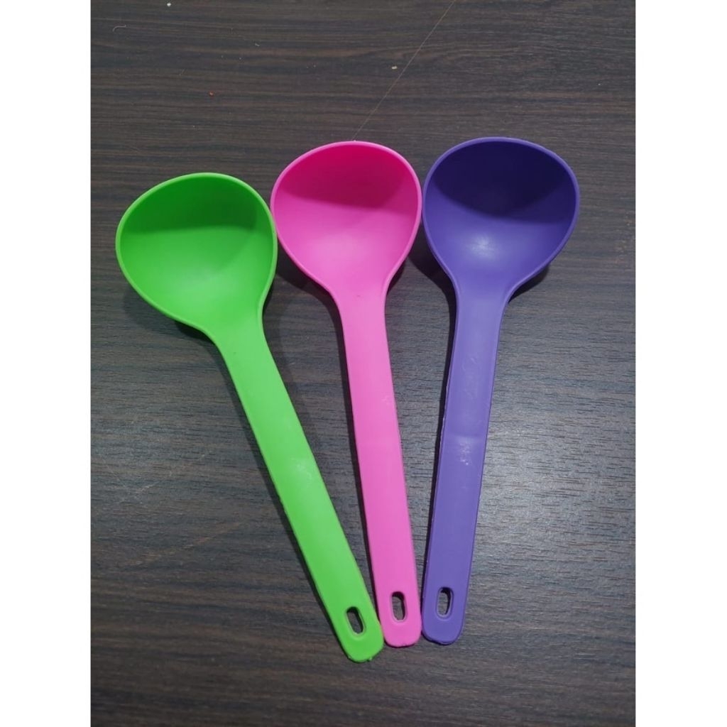 (6PCS) CENTONG SAYUR KECIL / IRUS SAYUR PLASTIK CENTONG SERBAGUNA