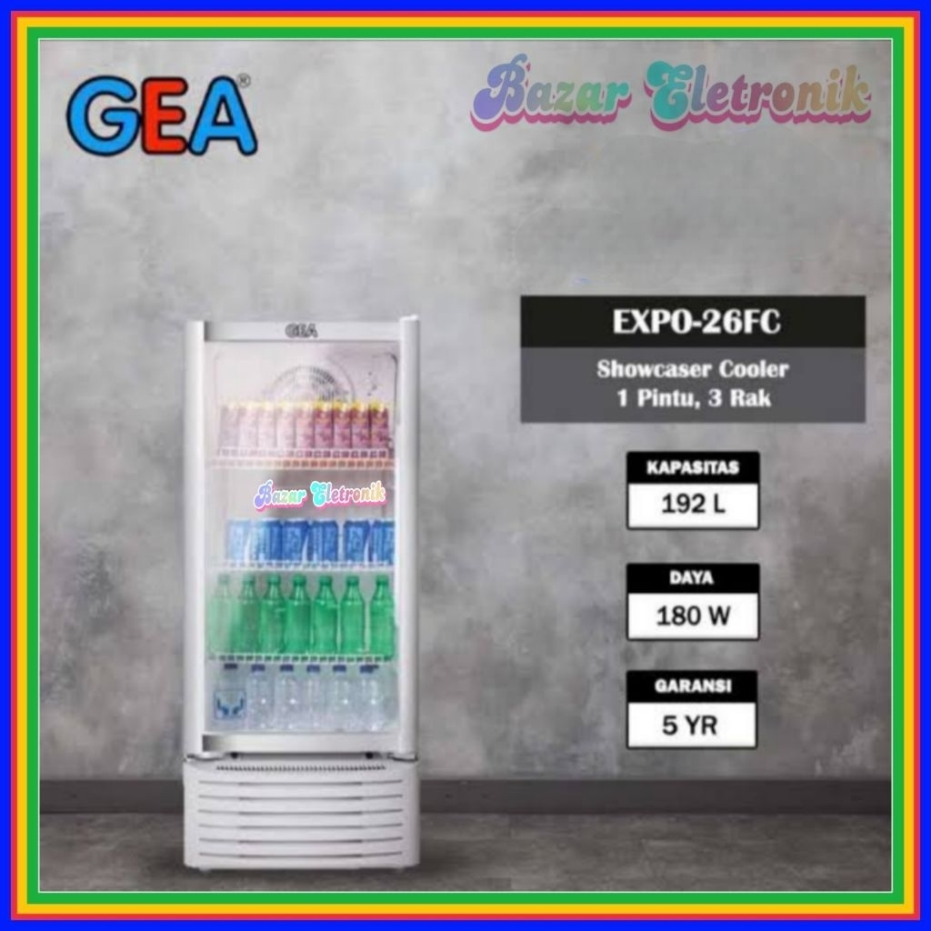 SHOWCASE GEA EXPO 26FR / SHOWCASE GEA 3 RAK / GEA SHOWCASE 3RAK EXPO 26 FR