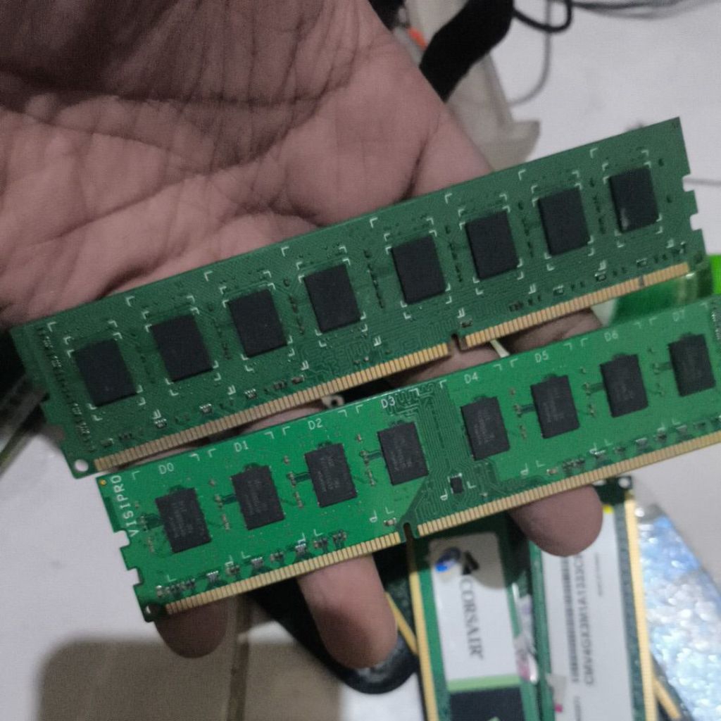ram rusak jadul 2 keping untuk lebur