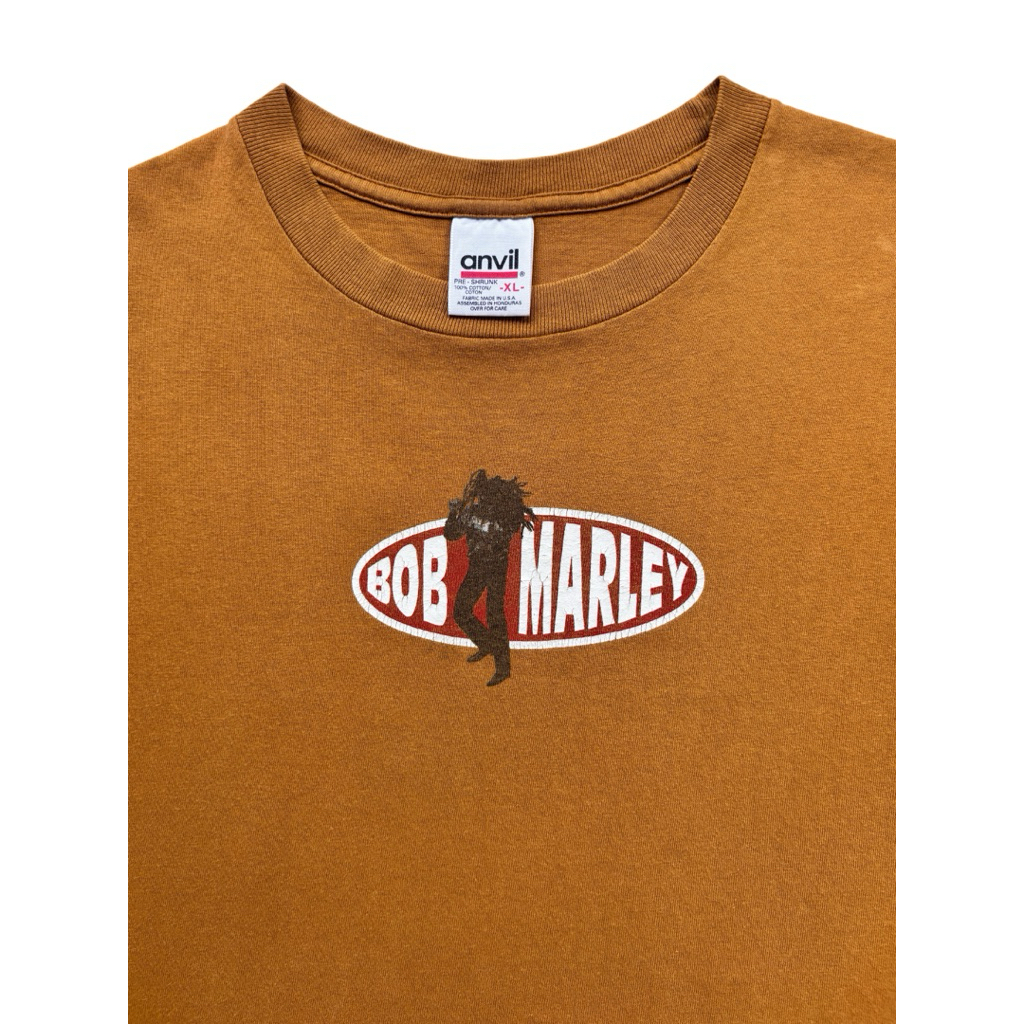 Vintage Bob Marley Parody Conart Shirt Anvil Tag
