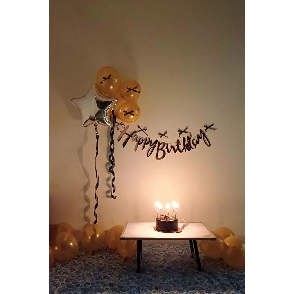 Paket Dekorasi Balon Happy Birthday Mewah murah /Paket dekorasi Ulang Tahun Anak dan Dewasa/Paket De