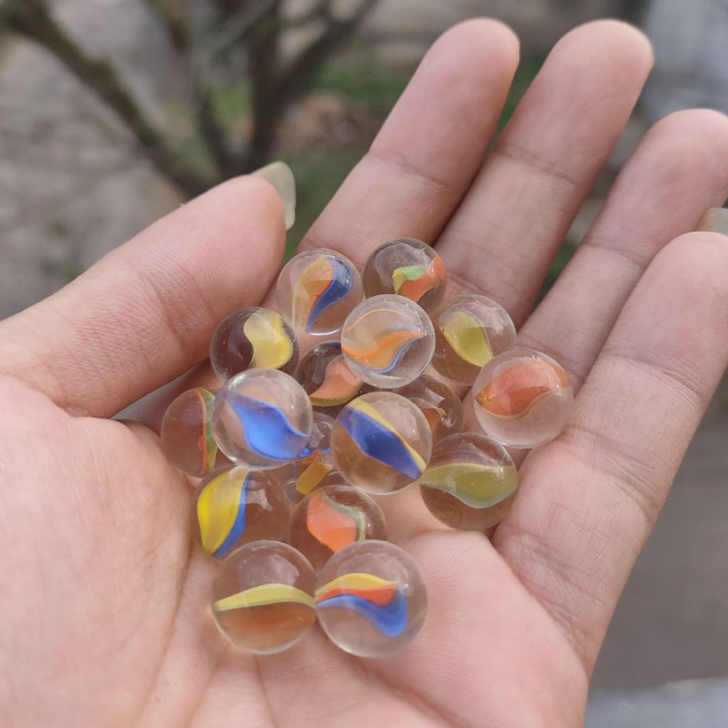 Raja kelereng MINI isi 100 butir kaleci keneker gundu guli