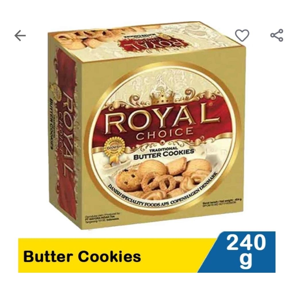 (240 G) ROTI ROYAL CHOICE KALENG 240G ROTI KALENG PARCEL LEBARAN NATAL TAHUN BARU