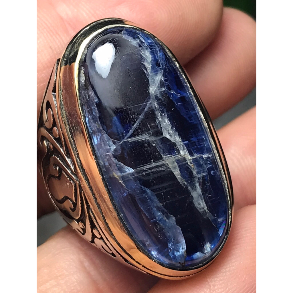 Natural Blue safir australia super jumbo langka