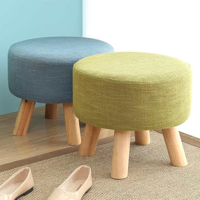 Stool Ottoman Modern / Stool Bulat Ottoman Polos / Kursi Kecil Empuk Nyaman / Sofa Stool / Sofa Meja