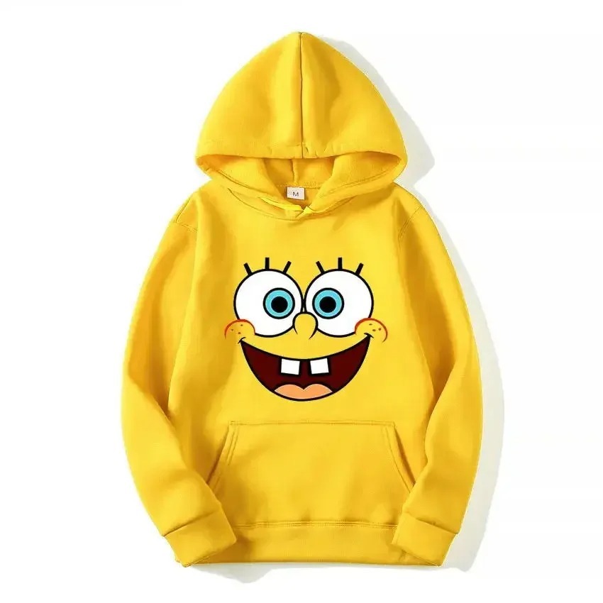 Hoodie Spongebob Squarepants kartun pria wanita hoody