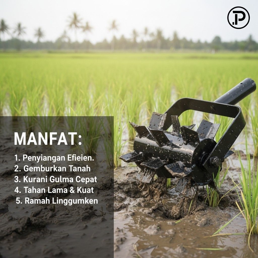 alat pembersih gulma sawah pembersih rumput di persawahan