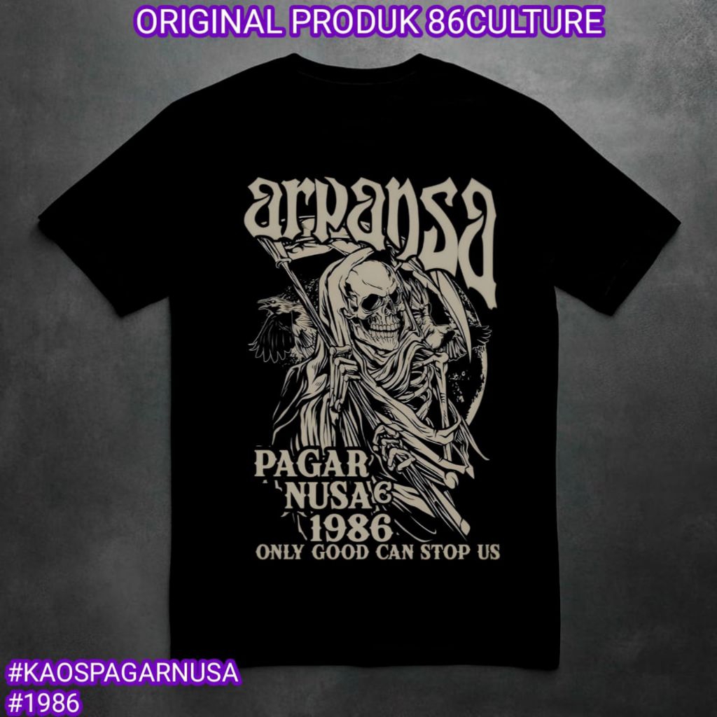 KAOS PAGAR NUSA DISTRO ARPANSA GASMI SILAT METAL IPSI KODE ARPANSA CREAM
